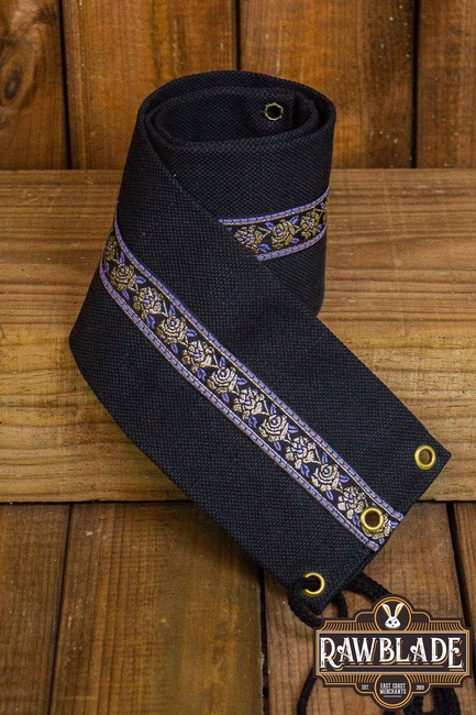 Jeanne fabric belt - Black