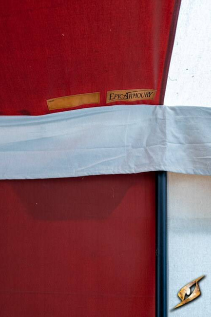 Marquee Tent - 4x6m - Natural/Emperor Red - Standard