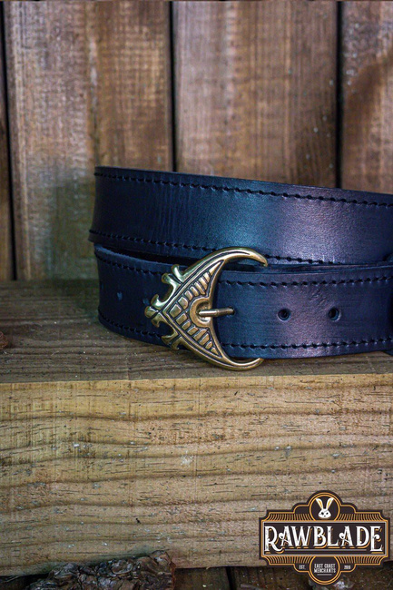 Hrothgar Viking Ornate Belt - Black