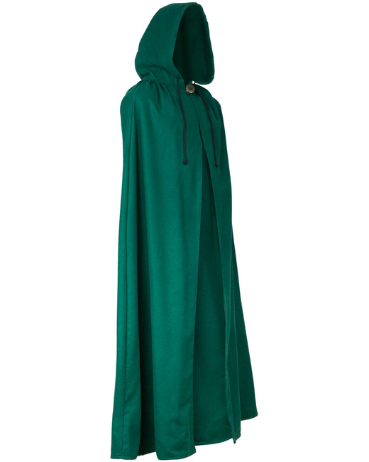 Aaron Cloak Wool Green - płaszcz z wełny