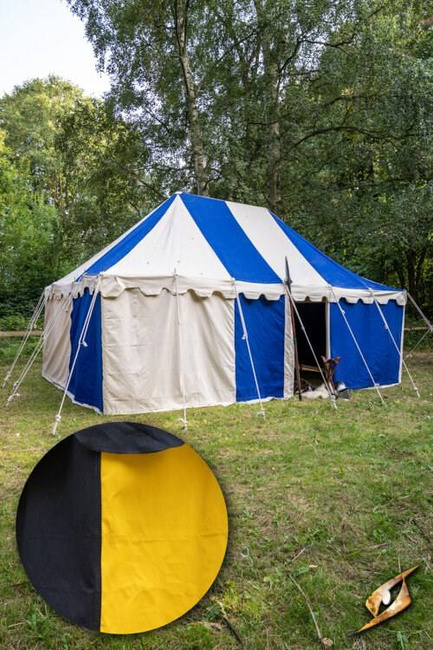 Marquee Tent - 4x6m - Epic Black/Fire Yellow
