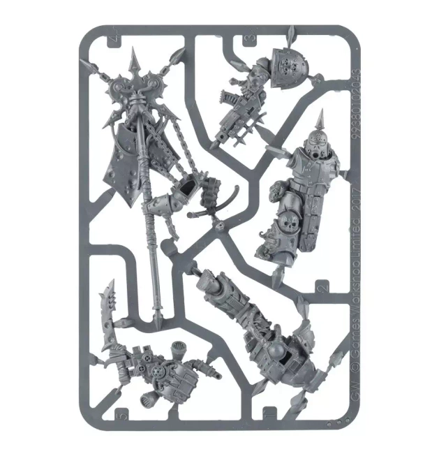 Warhammer 40000: Death Guard Plague Marine Icon Bearer