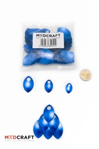 Aluminium Scales - Blue - aluminiowe łuski