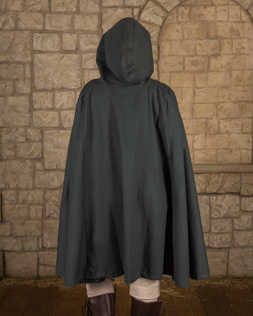 Raven Cape Canvas Green - płócienna peleryna