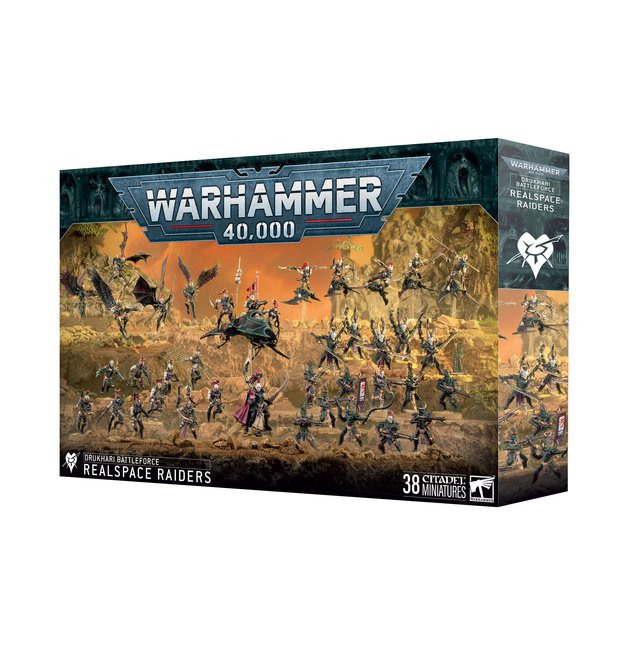 Warhammer 40000: Drukhari Battleforce Realspace Raiders [38 modeli]