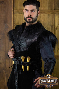 Raven Leather Jerkin
