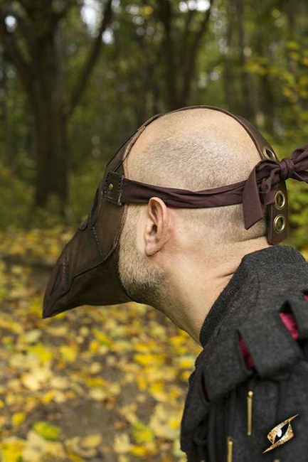 Plague Doctor Mask /Brown- maska Doktor Plaga