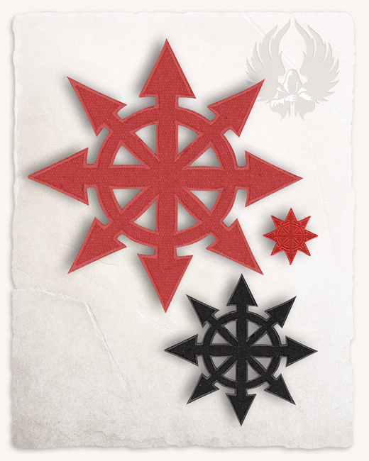 Chaos Star Patch - Black