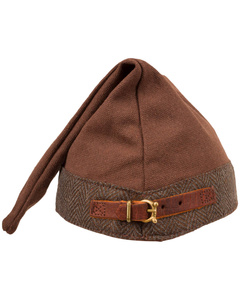 Toki hat canvas - Brown - płócienna czapka 