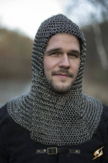 Chainmail Hood - Alaric - Steel