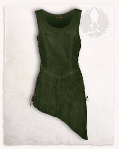 Lunette Tabard Green - zamszowy tabard