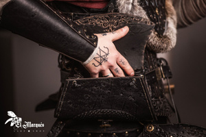 Baldur bag - Black - skórzana kaletka