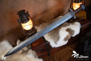 Egil sword 87cm - Silver