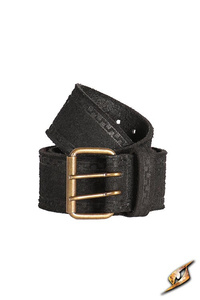 Hunter Belt Suede 142 cm - Black - Zamszowy pas