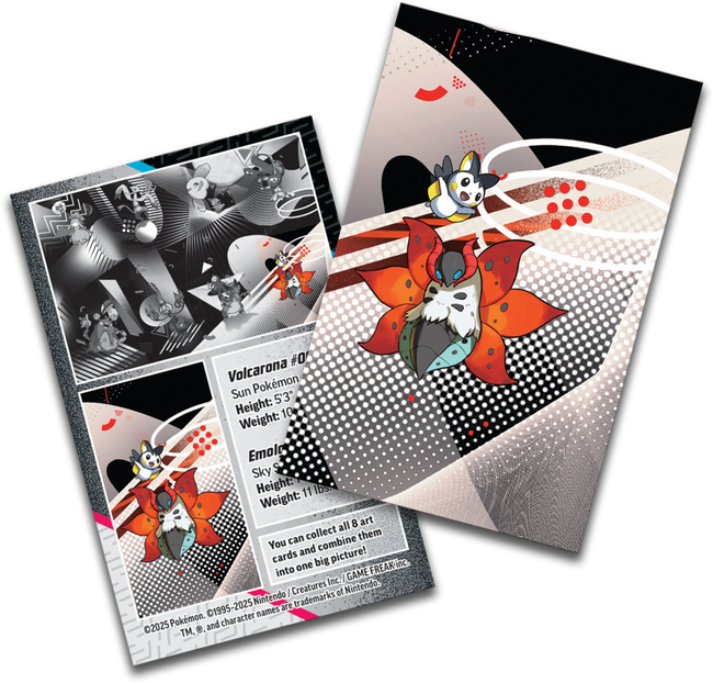 Unova Mini Tin 10,5 -Volcarona i Emolga Pokemon TCG