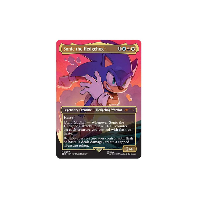 Magic the Gathering Secret Lair x Sonic: Friends & Foes english