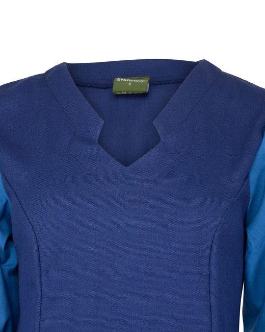 Galatea Dress - Blue - suknia bawełniana