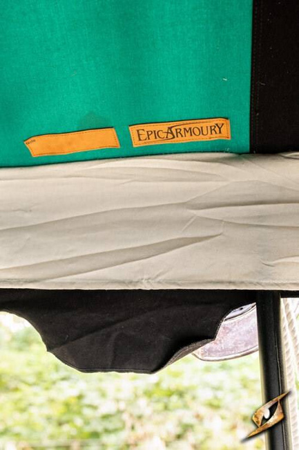 Marquee Tent - 4x6m - Epic Black/Emerald Green