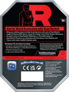 Pokémon TCG: Team Rocket Tin - Nidoking ex