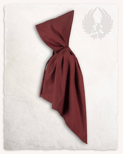 Niko Cloak Bordeaux - peleryna z kapturem