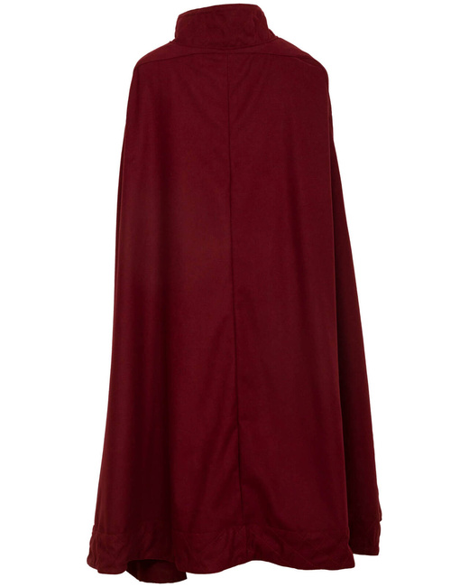 Ceres Cloak Wool - Bordeaux - płaszcz wełniany