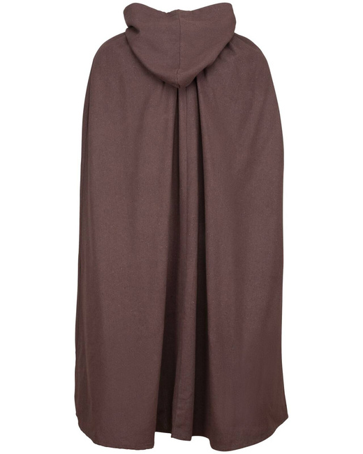 Basic Cloak - Brown- płócienna opończa