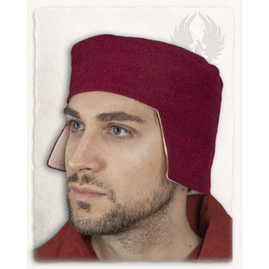 Rafael Cap Red - średniowieczna czapka z wełny