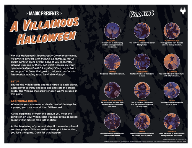 2025.10.31 Commander: A Villainous Halloween