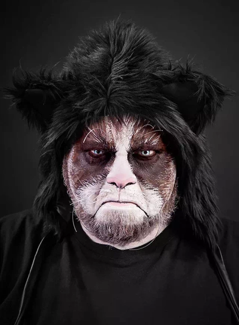 Aqua make-up Dark Brown Kalahari 893 -  farba do ciała