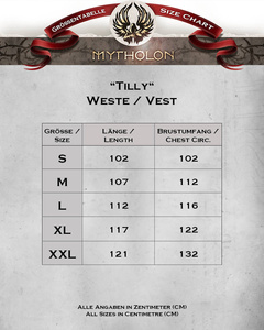 Tilly Vest Premium Canvas Bordeaux - kamizelka płócienna