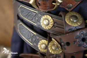 Imperial belt - Brown - skórzany pas