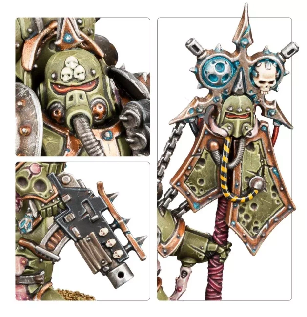 Warhammer 40000: Death Guard Plague Marine Icon Bearer