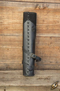 Quiver Hunter Black L - Kołczan do strzał larpowych