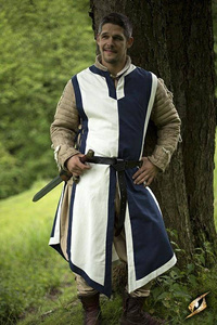 Basic Tabard - Blue/Offwhite