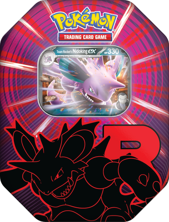 Pokémon TCG: Team Rocket Tin - Nidoking ex