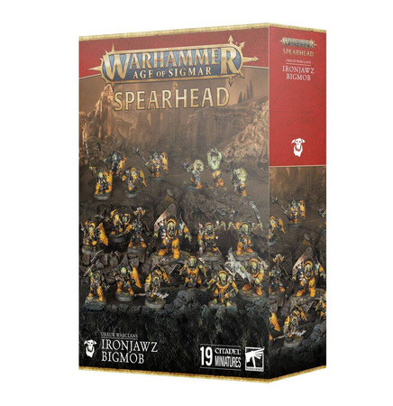 Age of Sigmar: Spearhead Orruk Warclans Ironjawz Bigmob  
