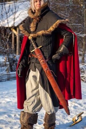 Knights Scabbard Brown/Dark Brown 94 cm - pochwa na miecz larpowy