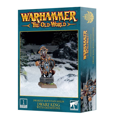 Warhammer: The Old World Dwarfen Mountain Holds Dwarf King with Oathstone