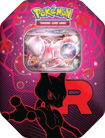 Pokémon TCG: Team Rocket Tin - Mewtwo ex