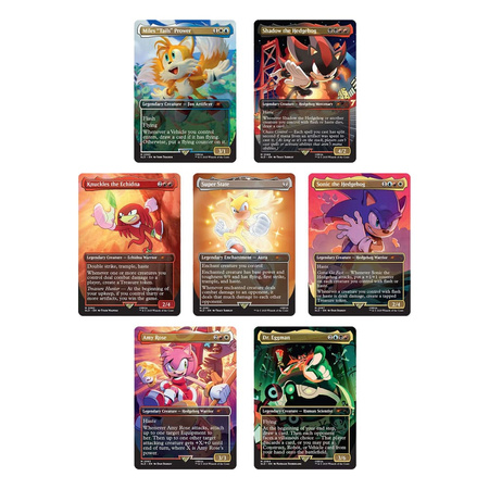 Magic the Gathering Secret Lair x Sonic: Friends & Foes english