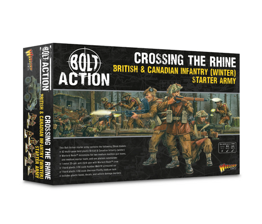 Bolt Action: British & Canadian Infantry (Winter) Starter Army "Crossing The Rhine"