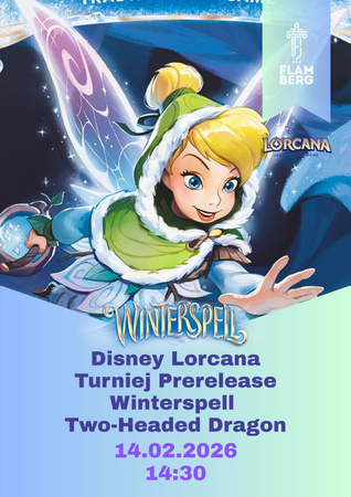 2026.02.14 Disney Lorcana - Sealed Premierowy Winterspell "Two-Headed Dragon"