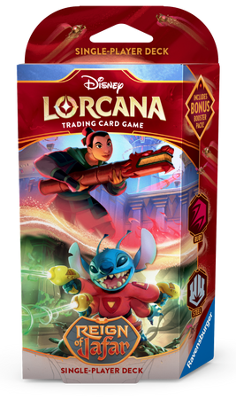Disney Lorcana: Reign of Jafar Starter Deck Ruby and Steel