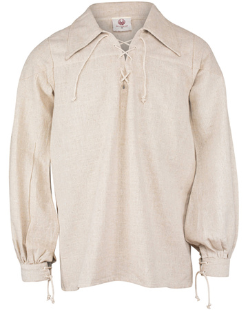 Sawyer shirt linen - Cream - koszula łniana