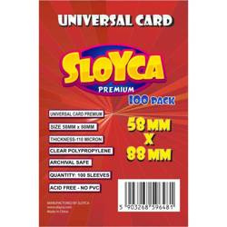 Koszulki na karty SLOYCA Universal Card Premium 58x88mm (100 szt.)