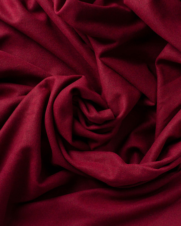 Wool fabric 380g/m² - Bordeaux - tkanina wełniana