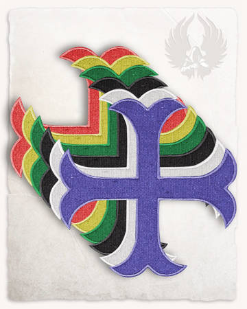 St. Benedicts Cross Patch - Black