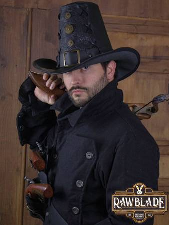 Johann Witch Hunter Hat Deluxe - Black