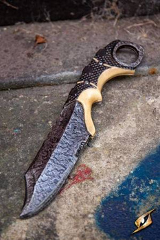 Tactical Throwing Knife-Des. Beige-21 cm