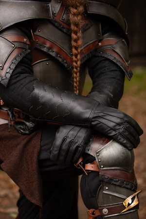  Scales Gloves - Black